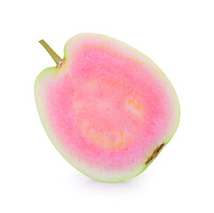 Guava isolated on white background.