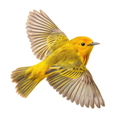 yellow warbler png bird png songbird png wings spread png flying bird png warbler png transparent background image