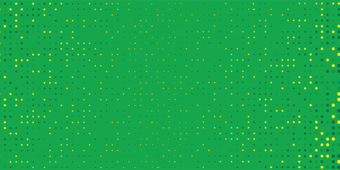 PrintAesthetic modern.Dots halftone yellow green color pattern gradient texture background.Eps 10