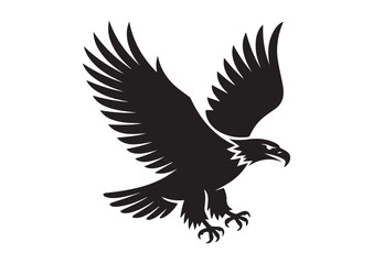 Bald Eagle Icon, Bald Eagle Solid Vector, Bald Eagle Design