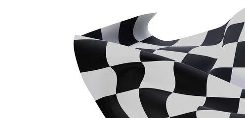 Dramatic checkered flag, finish line, victory, race, competition, speed, success, winning, achievement, sport.