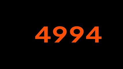 Mathematics numbers illustration. Counting number text.