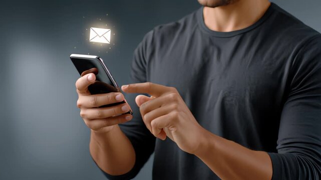 A Person Utilizing a Phone in a Modern Environment for Enhanced Communication