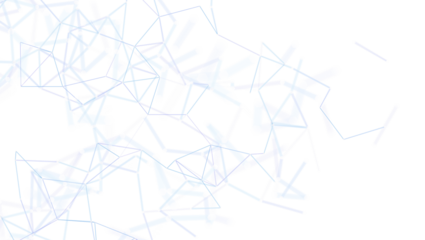 Modern abstract illustration of connected lines. Geometric network with copy space. Ideal for technology, science, and data concepts. White back
