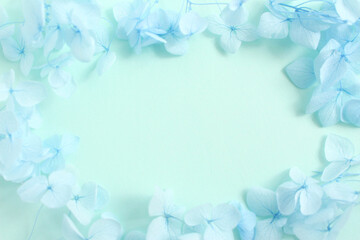 blue romantic flowers for background