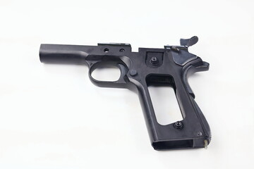 Image showing a disassembled firearm frame.