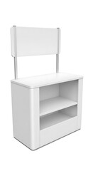 White Display Counter for Retail.