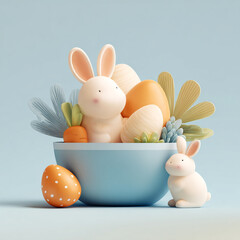 Easter design. Banner, web poster, flyer, stylish brochure, greeting card, cover. Spring Easter