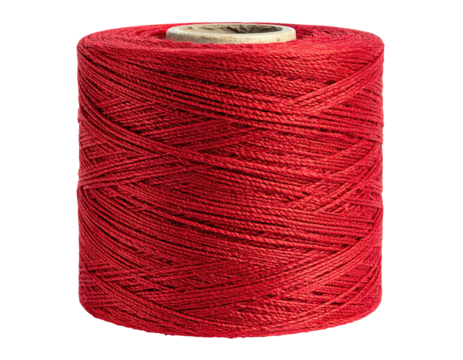 A spool of vibrant red thread (2)