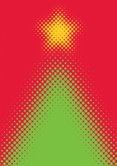 Gradient Christmas Tree Poster , Christmas background 