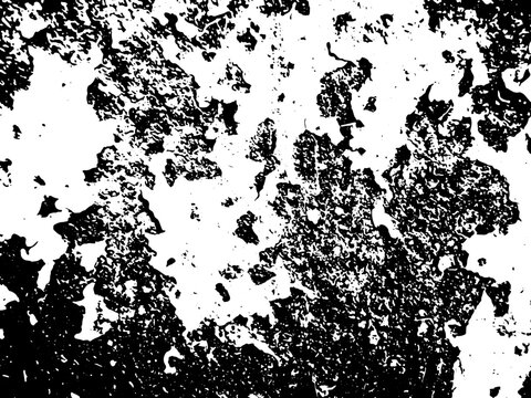 Black ink splat background. Overlay effect for graphic design artwork. Grunge texture. Dust, noise, scratches, grain.