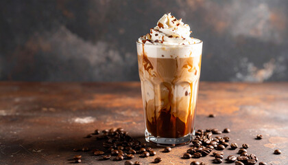 Iced Coffee with Whipped Cream
