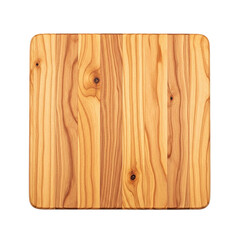 Rustic Wood Cutting Board Grain Texture Wooden Surface Chopping Preparation Block Kitchen on transparent background