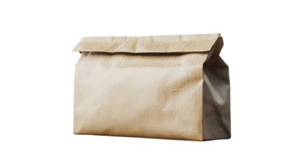 Simple Paper Lunch Bag: A close-up shot features a plain paper lunch bag, exuding a sense of eco-friendliness and simplicity. The image captures a familiar object