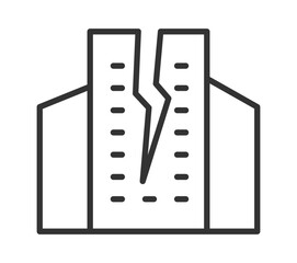 Minimalistic line art avatar of businessperson in suit