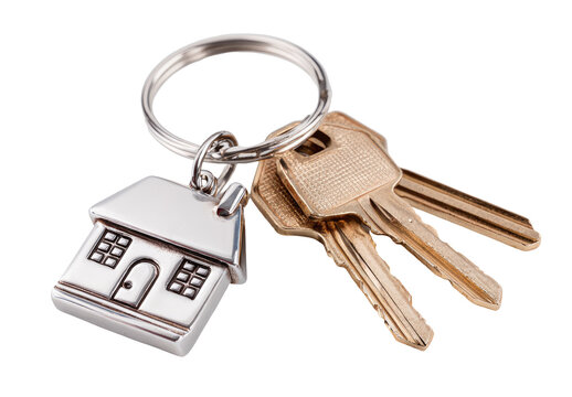 House keys on keyring