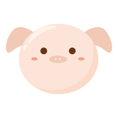 cartoon pig vector illustration