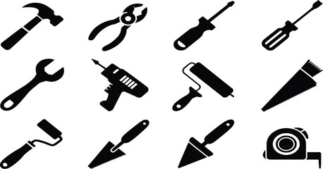 Essential tools for home repair projects and creative DIY projects