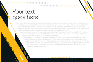 Abstract background with place holder for text
