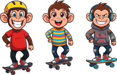 Cartoon students writing exams in classroom, educational vector illustration of kids sitting at desks, studying, learning, school test, academic design