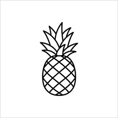 Pineapple stands tall, its spiky crown a testament to tropical sunshine, promising sweet refreshment and a taste of paradise, evoking a summery and vibrant mood.