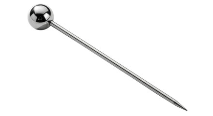 Isolated stainless-steel straight pin with spherical head, safety sewing needle, craft tool