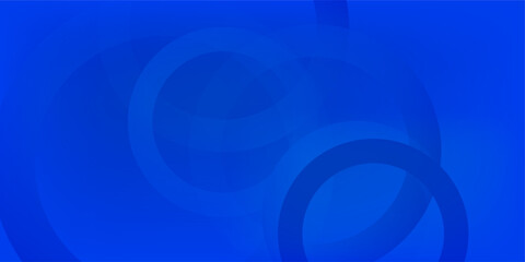 Blue gradient abstract circle shape background vector design