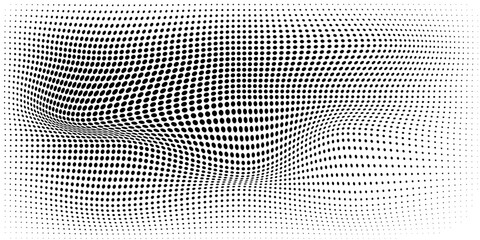 Vector halftone dots. Black dots on white background. eps 10