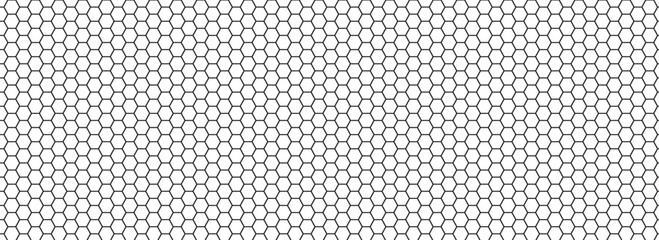 Honeycomb grid texture and geometric hive hexagonal honeycombs. Grid seamless pattern. Hexagonal cell texture. Honeycomb on white background. Vector illustration. Eps 10