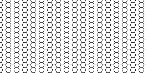 Abstract square digital grid pattern background with hexagons. modern hexagon polygonal technology vector. seamless bright white abstract honeycomb science digital texture background. 