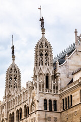 Fototapeta premium Exterior Details On Former Hungarian Royal Ministry Of Finance