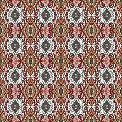 seamless pattern with oriental ornaments