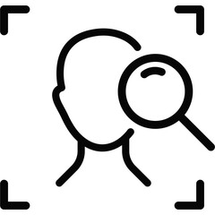 Face ID and biometric recognition. Illustrations of face scanning, identity verification, AI technology, security, and facial detection