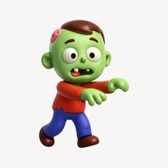 Cartoon zombie character illustration.