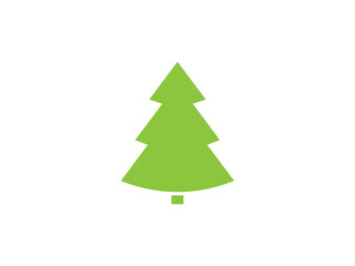 Christmas Tree Icon – Festive Holiday Symbol for Winter and New Year Designs