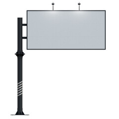 Fototapeta premium Billboard 3x6 flag type orthogonal view