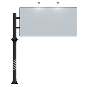 Billboard 3x6 flag type orthogonal view