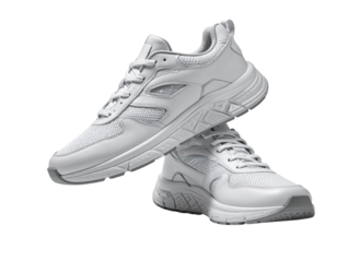 Modern Sneakers Levitation Mockup for Fashion and Sportswear