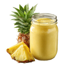 pineapple smoothie png smoothie jar png tropical drink png fruit smoothie png beverage png transparent background image