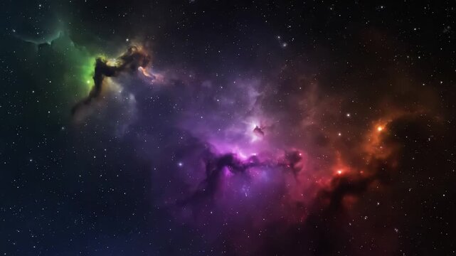 Space Video Nebula space video colorful nebula (CG) &mdash; gentle motion; royalty-free look; no banners or text; no faces; no trademarks scene 3