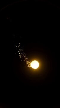 Particle Abstract spark mote drift scene 3