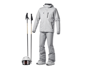 Untitled design - Minimalist Adult Snow Suit with Ski Gear