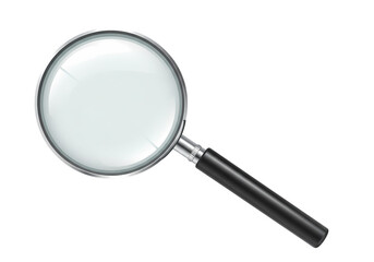Magnifying Glass for Focus and Discovery isolated on transparent background