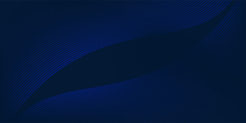 Lines blue background gradient dark navy blue banner simple abstract modern art design