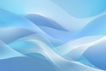 Serene blue and white abstract waves create a soothing modern backdrop for technology, wellness, or corporate designs with a calming, peaceful vibe