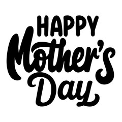 Happy mothers day text for greeting card