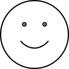 Vector art of happy face drawing