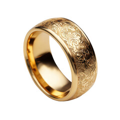 engraved gold ring png signet ring png vintage ring png intricate engravings png jewelry ring png transparent background image