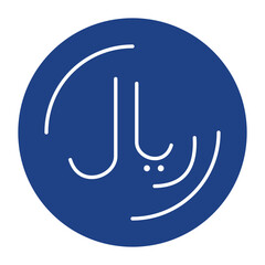 Riyal Simple Vector Icon Collection