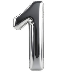 Elegant Chrome Inflatable Digit 